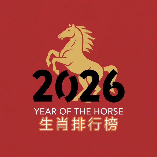 2026馬年最強生肖運勢排行榜出爐！你的生肖衝進前三名了嗎？