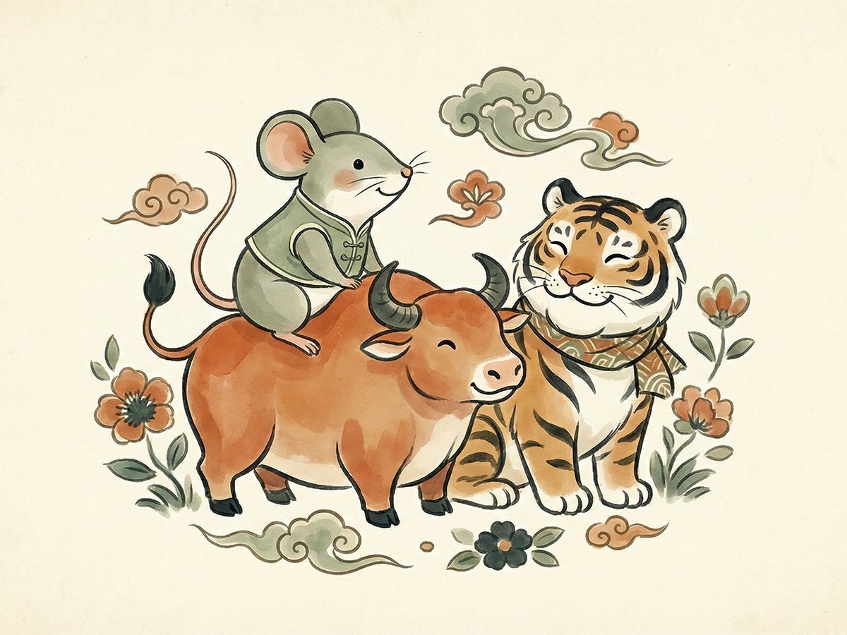 2026年12生肖運勢與水晶推薦P1．屬鼠、牛、虎的人該戴什麼水晶？