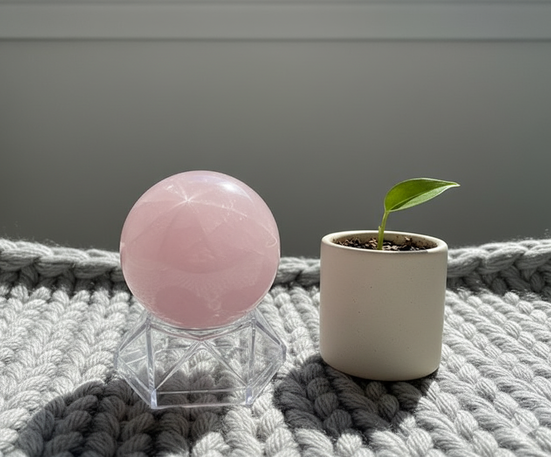 粉水晶球