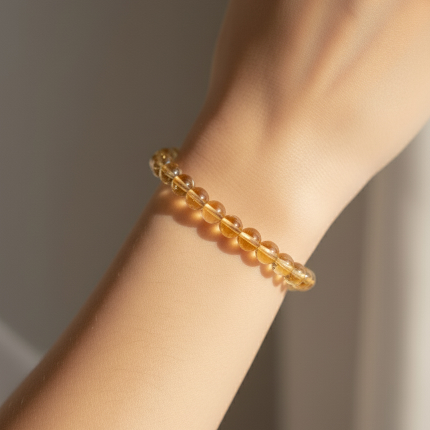 黃水晶手珠